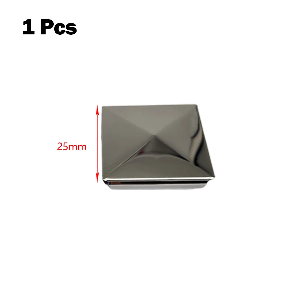 Square Closure Cap Post Cap 1/10pcs 16/20/25/30/36mm Practical Square 40/50/60/80/100mm Garden Fencing Supplies Qme 1pcs 25mm