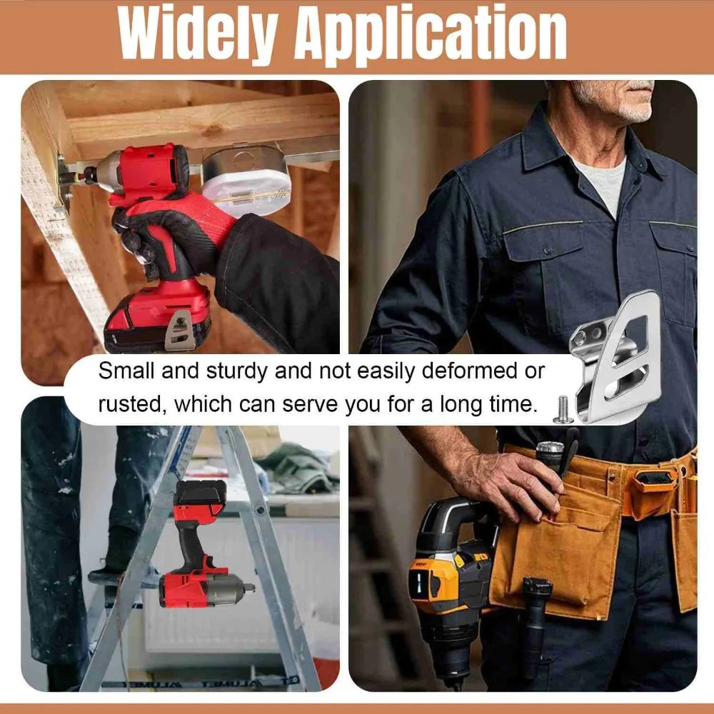 Electric Drill Belt Clip Hooks with Screw For Milwaukee Drills Impact Drivers Wrenches Belt Clip Hook Power Tools Accessories Qme