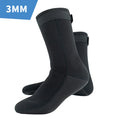 5mm Neoprene Diving Socks Wetsuit Surf Shoes Thermal Quick Dry Non-slip Swimming Boots Aqua Shoes Warm Beach Sock For Men Women Qme 3MM black 40-41