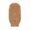 Natural Yellow Bath Gloves and Towels for Body Cleansing and Exfoliating Qme 1pc
