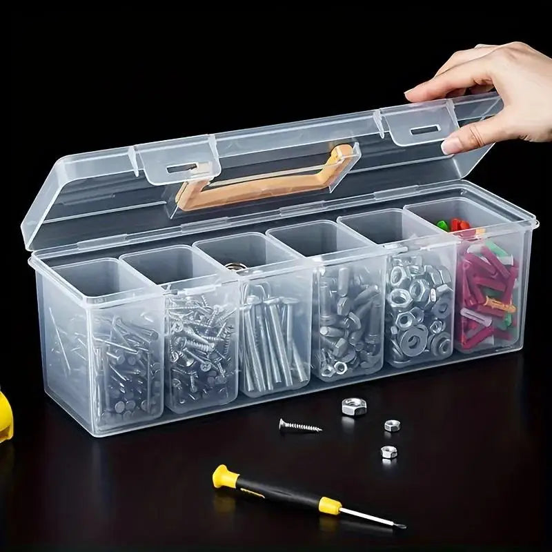 Multipurpose Tool Organizer 7 Portable Transparent Box Removable Qme Default Title