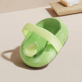 Portable Soft Skin Cleansing Brushes Liquid Dispensing Shower Gel Qme green
