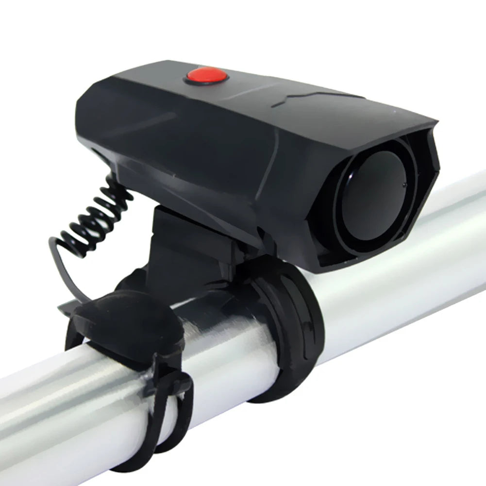 Electric Bike Horn Loud Electronic Bicycle Bell 5 Sound Modes Safe & Easy Cycling Alert for Mountain Bike Road Bike Scooters Qme