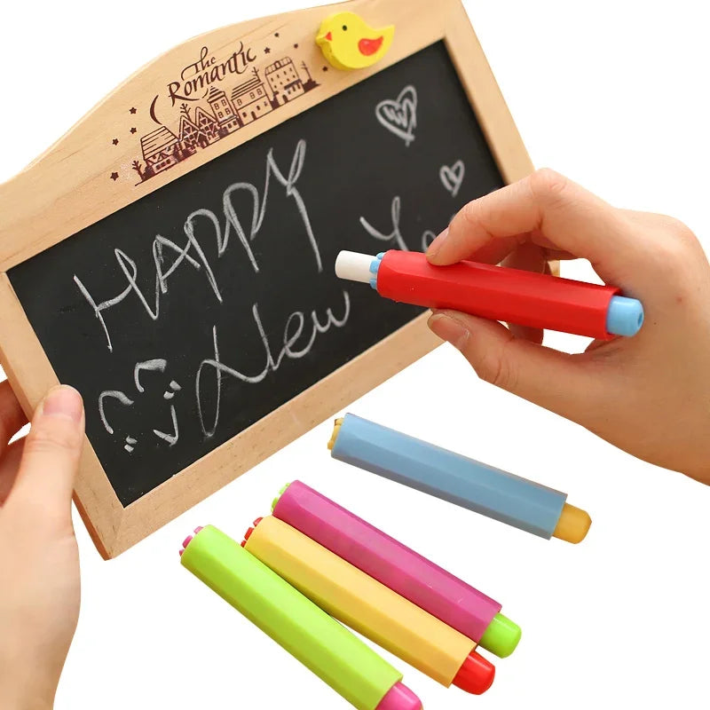 Health Non-toxic Chalk Holder Clip Colourful Holders Clean Teachers Qme
