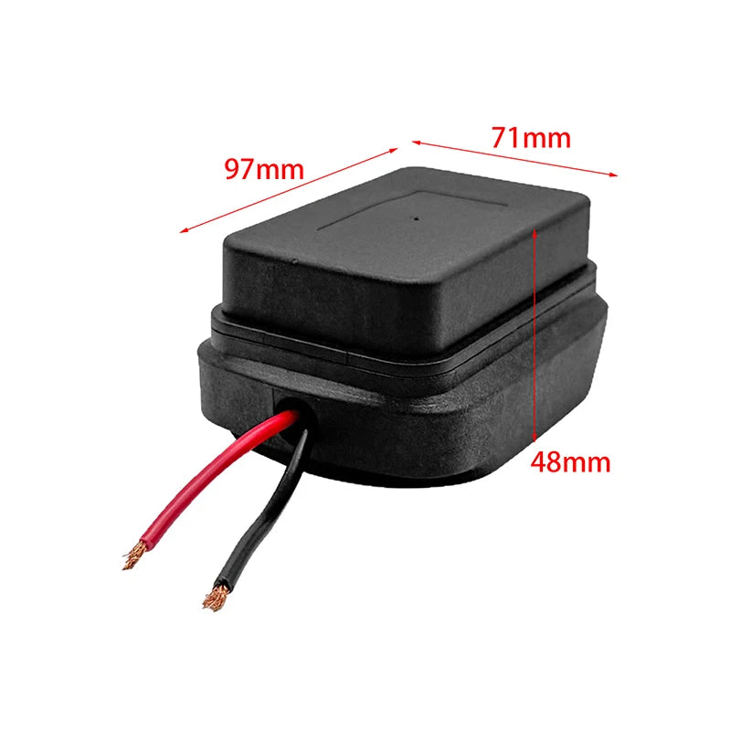 1Pc For MT 18V/21V Li-ion Battery Adapter DIY Battery Cable Connector Output Adapter BL1830 BL1840 BL1850. Qme