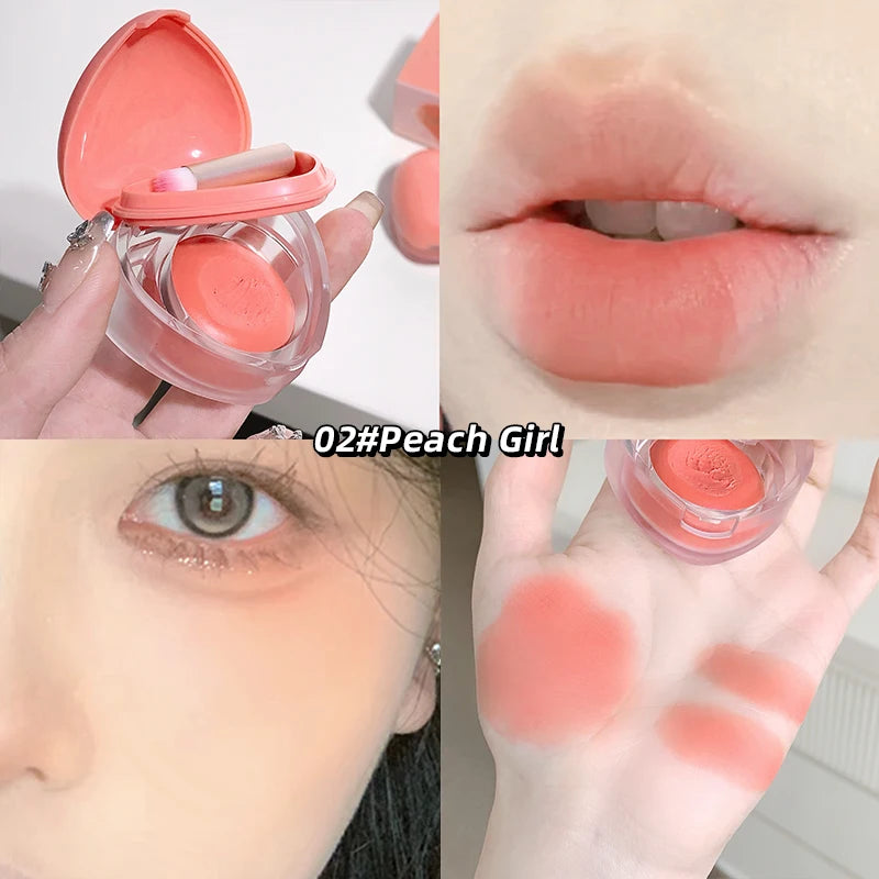 Gegebear Love Lip Cheek Cream Matte Powder Soft Valentine's Day Qme GX1230-2