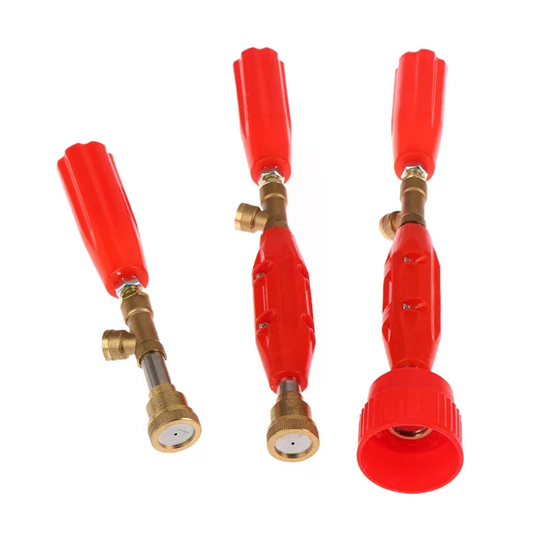 Garden Sprayer Nozzle High Pressure Water Spray Sprinklers Adjustable Power Sprayer Nozzle Spraying Rod Agriculture Tools Qme