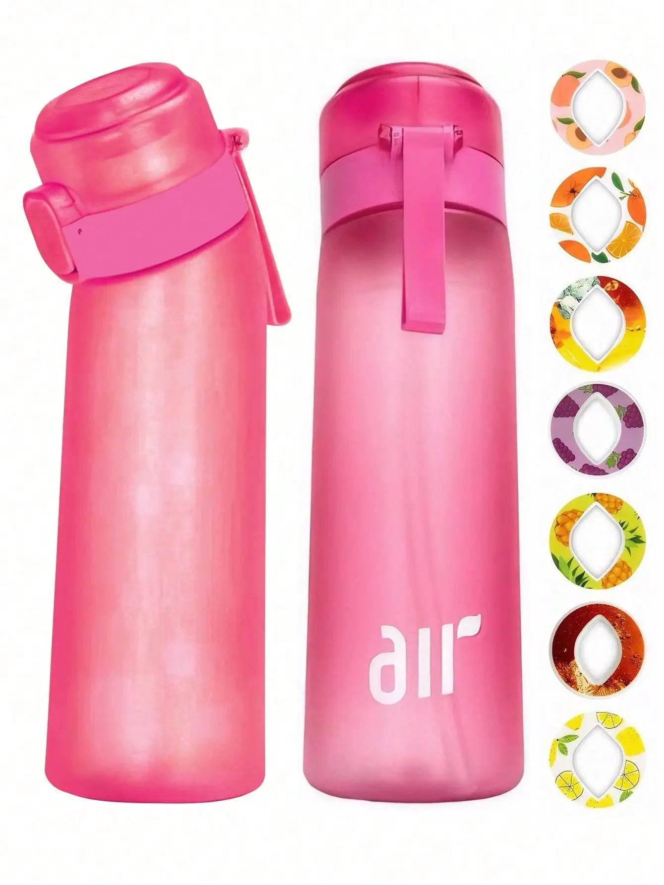 Portable Sports Traw Water Bottle Equipped 0 Sugar Calorie Random Qme Red 0.8L