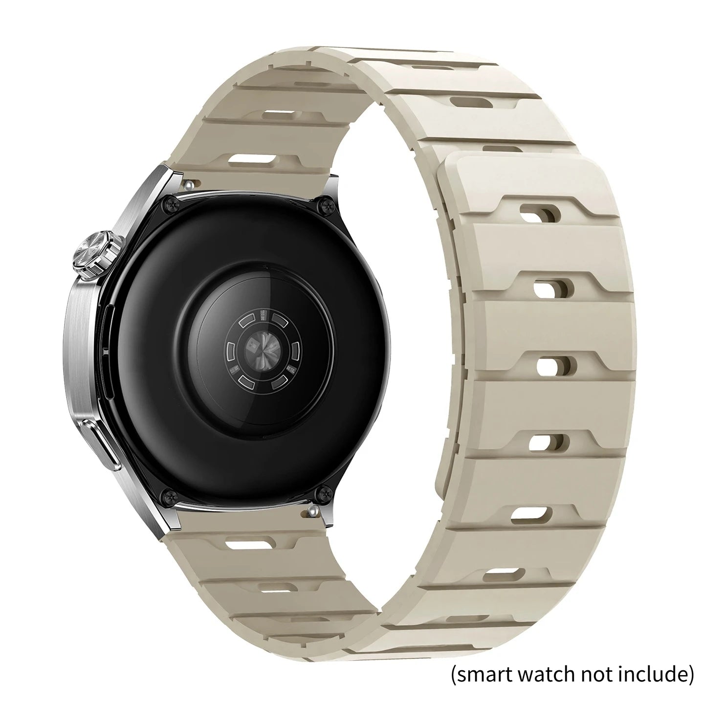 18mm 20mm 22mm Silicone Strap For Huawei GT6 Pro 46mm Magnetic Band For Samsung Galaxy Watch 7 6 5 4 40MM 44MM Qme AntiqueW 18mm Universal band