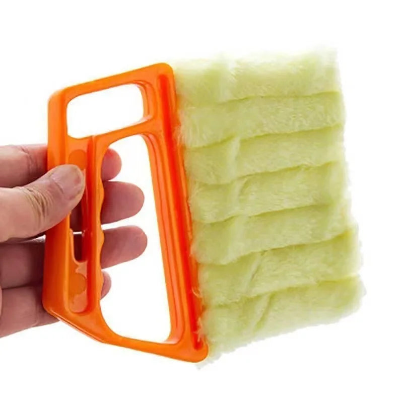 Venetian Blind Multi-functional Cleaning Brush Home Curtain Tool Air Qme YELLOW