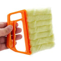 Venetian Blind Multi-functional Cleaning Brush Home Curtain Tool Air Qme YELLOW