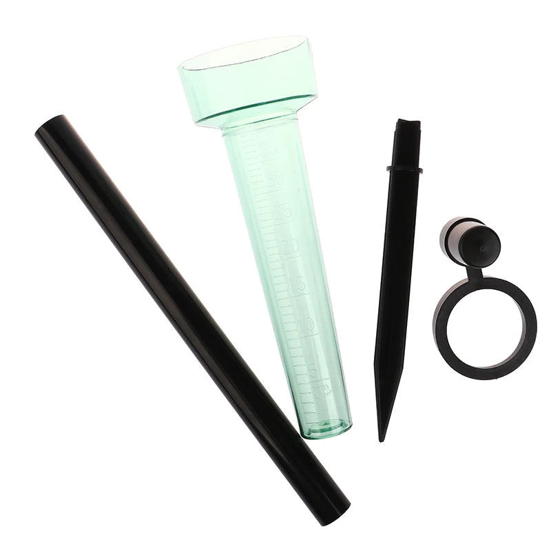 Portable Polystyrene Rain Gauge Measurement Tool For Garden Water Ground Outdoor Rain Meter Collect Rainwater Qme