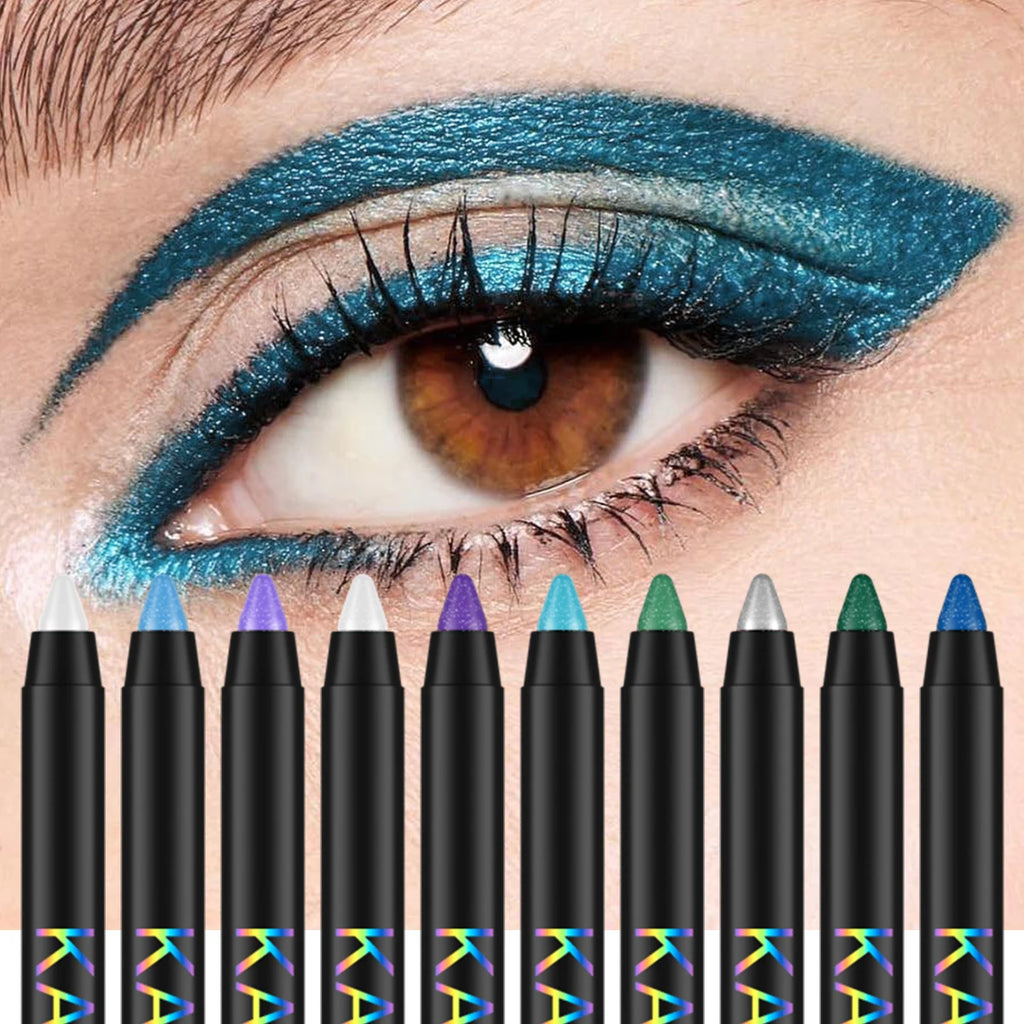 Colourful Eyeliner Pen Pigmented Pearly Glitter&shimmer Metallic Qme