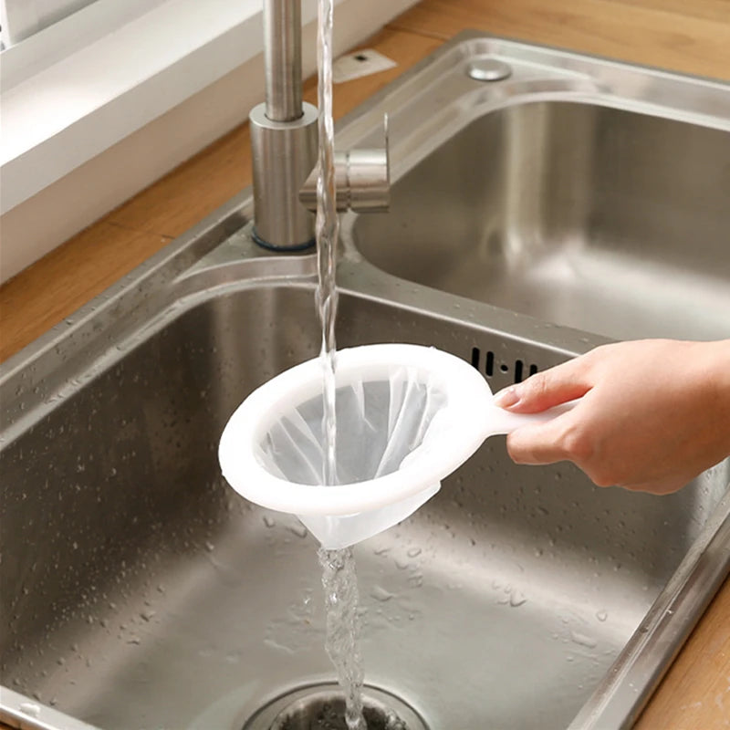 Soy Milk Wine Filter Bag Nut Milk Bag Tea Coffee Oil Yogurt Filter Net Mesh Kitchen Food Reusable Nylon Filter Bags Strainer Qme