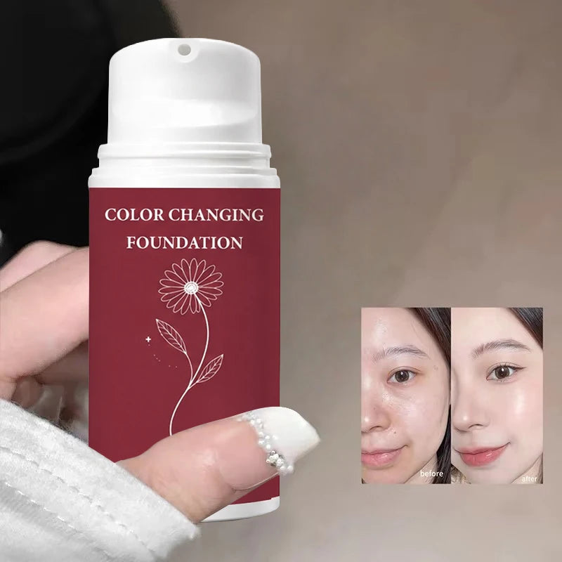 Changing Liquid Foundation Temperature Regulating Skin Concealer Qme