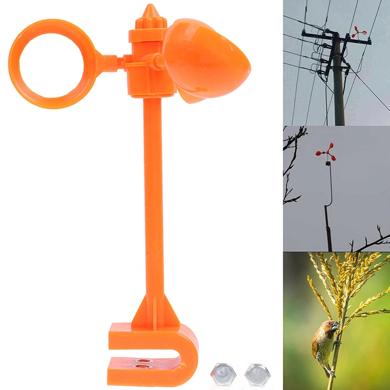^360° Drive Away Bird Device Bird Scarer Bird Repeller Crow Crop Garden Outdoors Qme