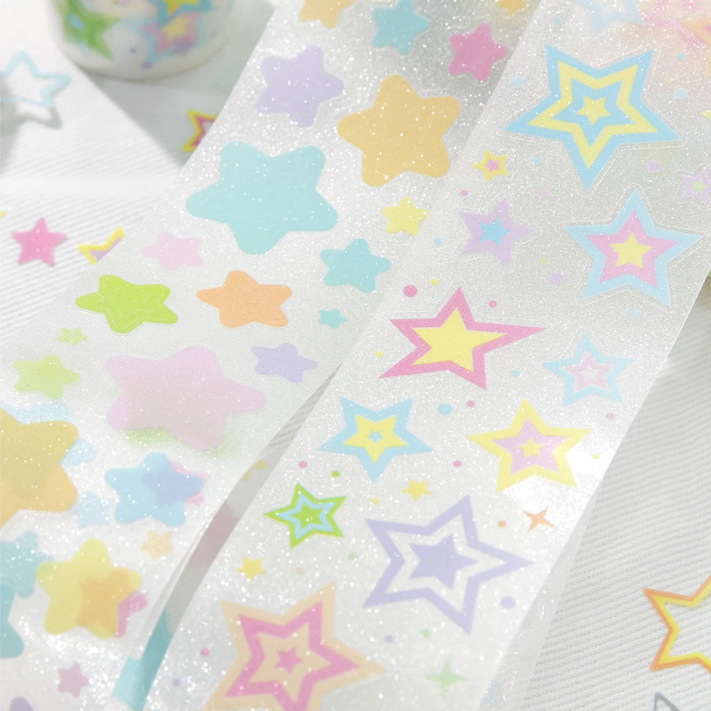 50mm*2m Cute Watercolor dots Series Washi Tape Kawaii Decorative Adhesive Scrapbook stickers Hand Made Masking Tape Stationery Qme