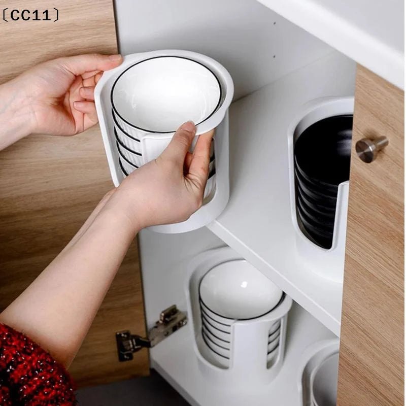 Bowl Storage Rack Dish Kitchen Tableware Draining Easy TakeCC11 Qme