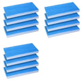 A02F-12Pcs Airbrush Hobby Airbrush Spray Booth Filter Polyester Booth Replace Filter Fit For Master Qme Other