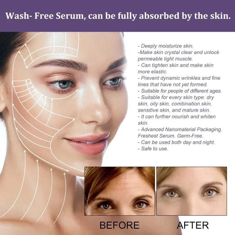 Facial Retinol Serum Whitening Moisturizing Fade Fine Lines Reduce Wrinkle Lift Firm Rejuvenate Your Face Korean Cosmetics 30ml Qme
