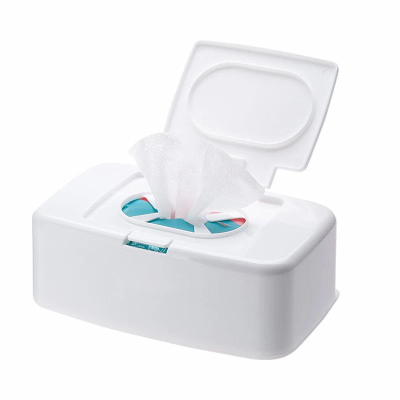 Wet Tissue Box Wipe Dispenser Portable Wipes Napkin Storage Holder Qme