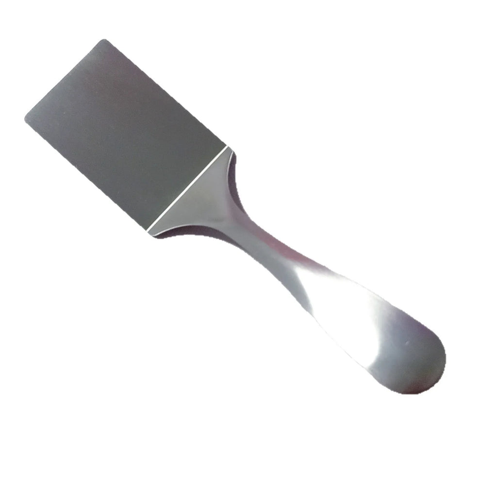 Stainless Steel Flat Shovel Suitable for Teppanyaki Steak Pancake Cooking Durable and Easy To Flip Cooking Multi-purpose Spatula Qme 1 PC