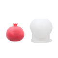 Creative Pomegranate Candle Silicone Mold DIY Handmade Gypsum Carving Art Aromatherapy Home Decor Ornament Making Gift Qme A