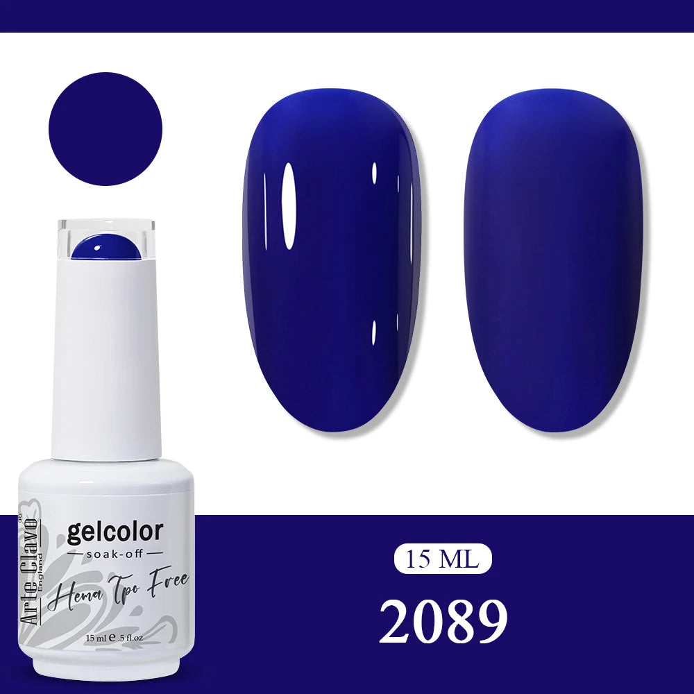 Arte Clavo Neon Rainbow Colors Gel Nail Polish Semi Permanent Art UV