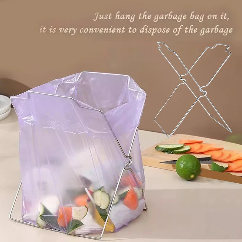 Multifunctional Outdoor Household Garbage Rack Foldable Kitchen Qme