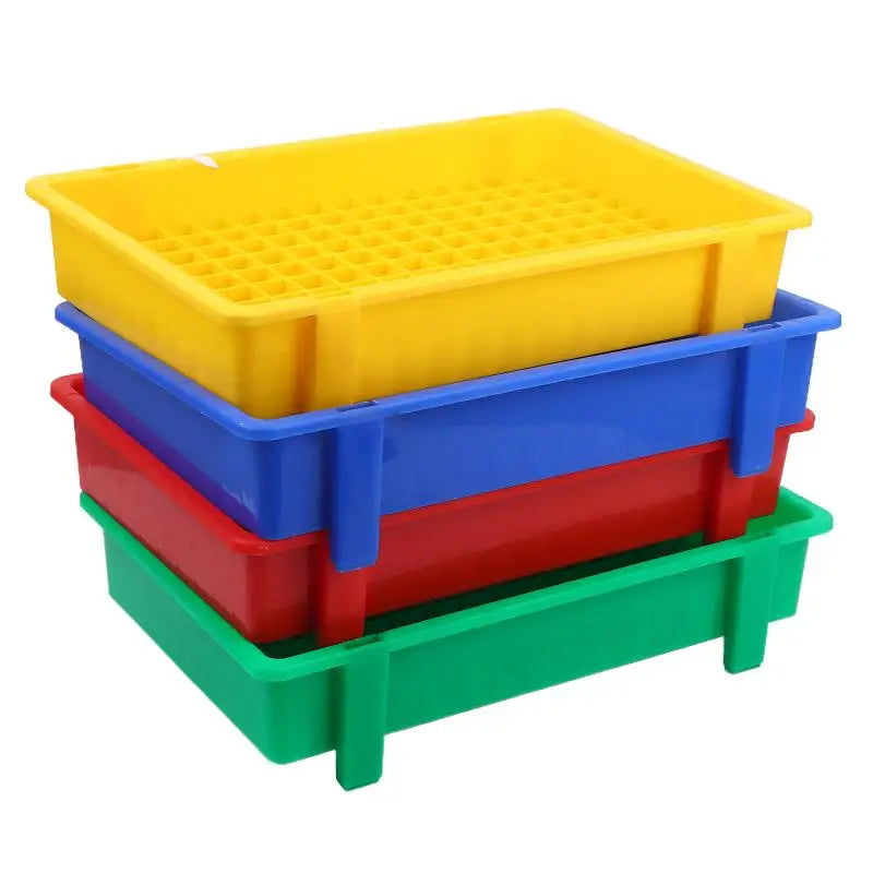 Thickened Plastic Lithium Battery Storage Box 18650 Cells Divided Qme