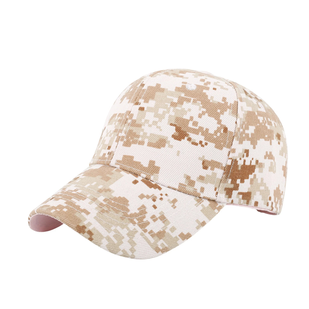 Unisex Camouflage Baseball Cap Outdoor Mountaineering Camping Running Fishing Sun Hat Hat Fashion Casual Accessories Qme