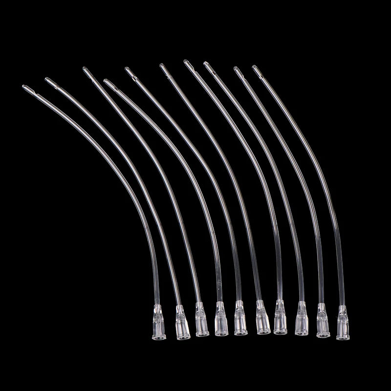 9/10Pcs Parrot Bird Feeding Dropper Hose Small Pet Feeder Needle Tube Liquid Injection Hose Spoon Kits Qme 15cm tube 10pcs