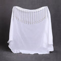 Elegant Ancient Headwear Hanfu Face Veil Crystal Tassel Covering Qme J