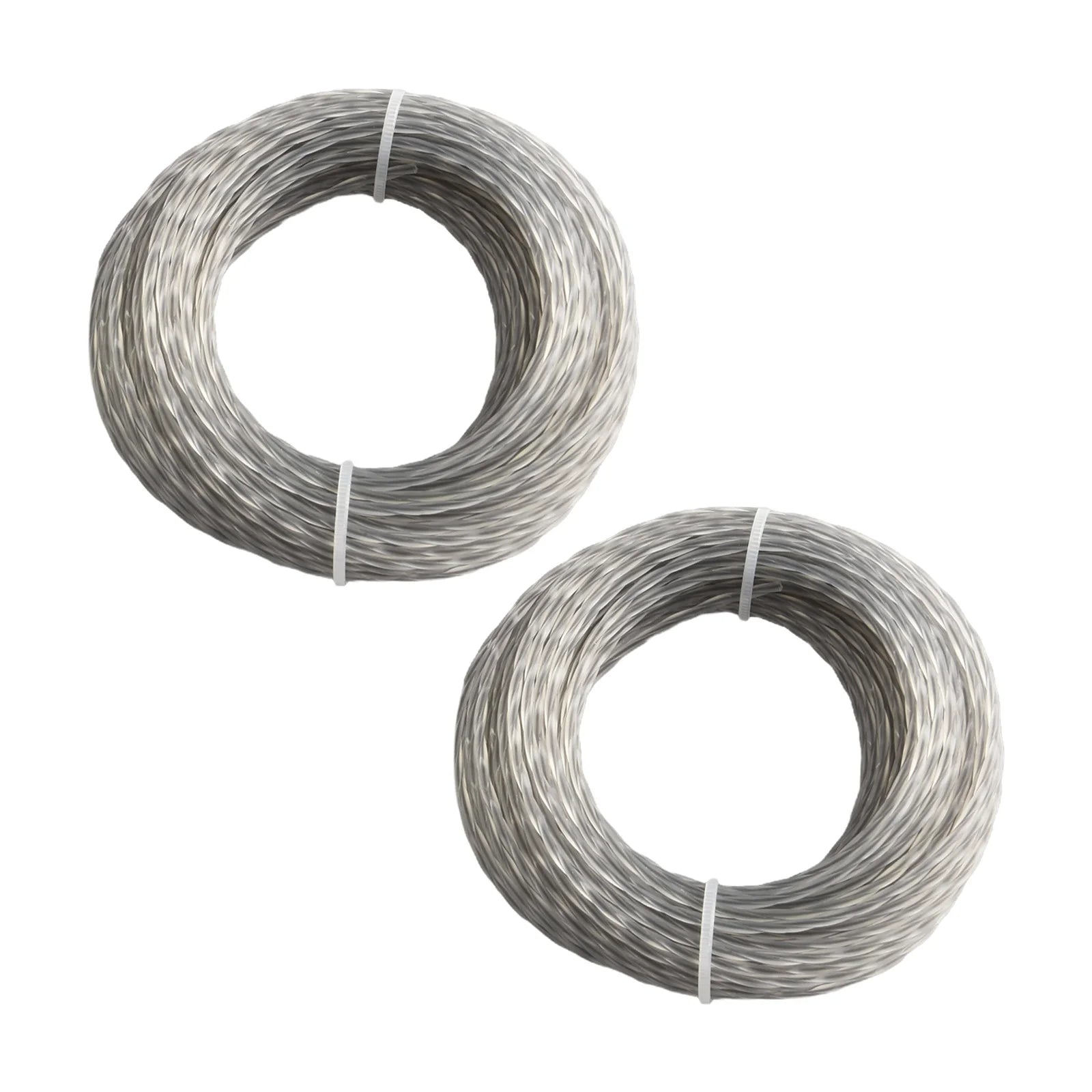 2 Rolls 15M 2.0/3.0mm Trimmer Nylon thread Rope Core-Reinforced Grass Trimmer Line 2.0- 3.0 Mm X 15m(30m) Line Spool Qme