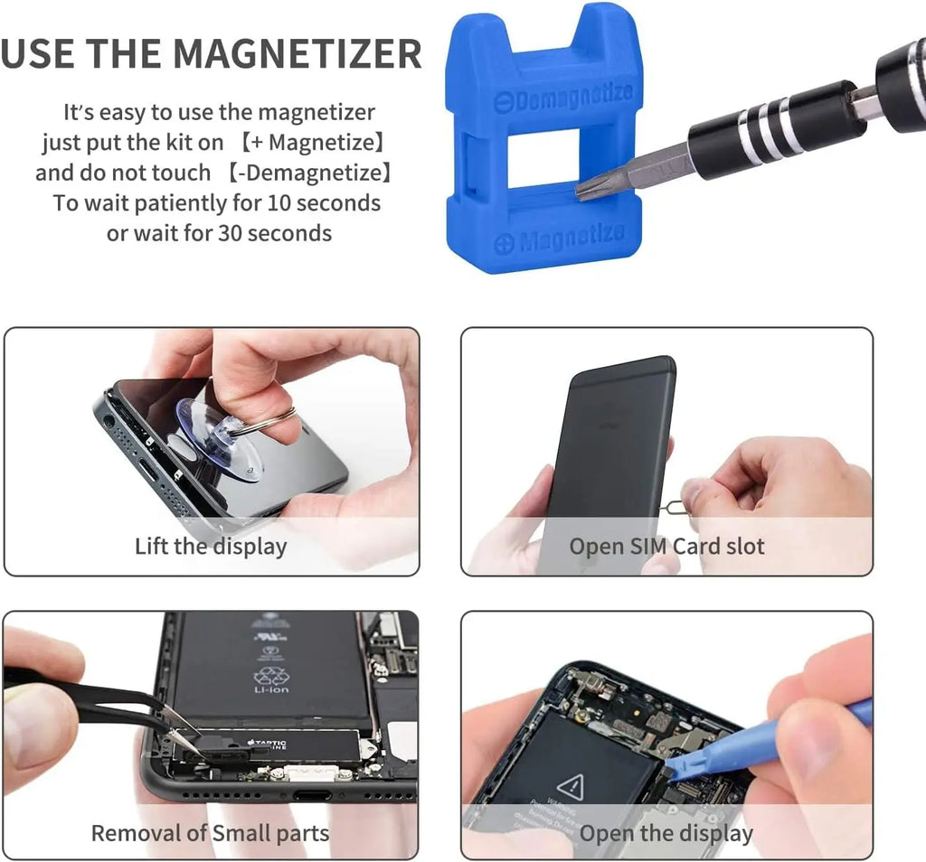 Precision Screwdriver Set 115 in 1 Repair Tools Kit with Magnetic Driver Kit,Electronics Precision Screwdriver Set with Box Qme