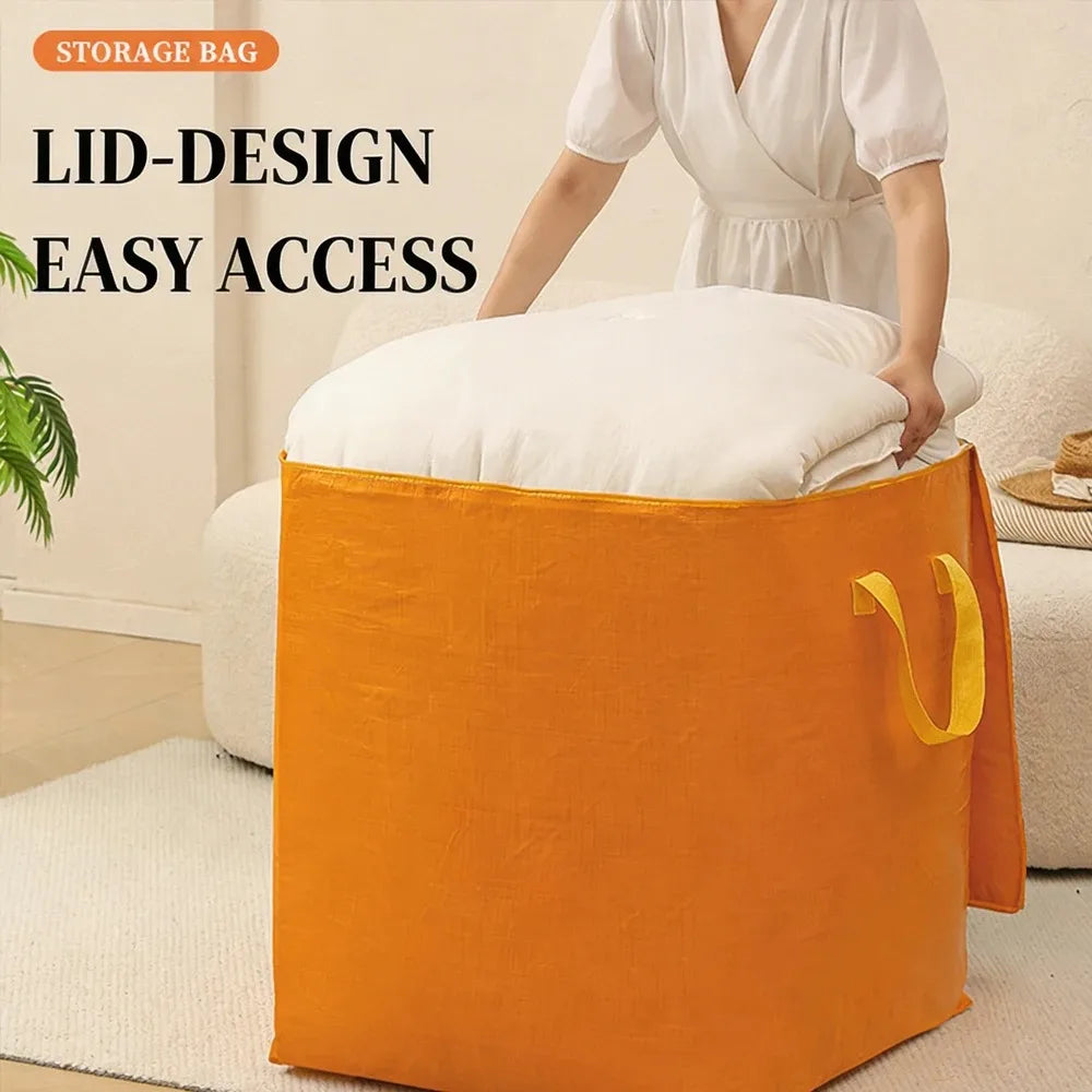 Large Capacity Moving Packing Bag Storage Bag Cotton Quilt Bag Miscellaneous Woven Luggage Bag Clothing Sorting and Storage Bag Qme