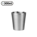 260 300 350 Stainless Steel Premium Drinking Cups Shatterproof Cold Qme B Silver