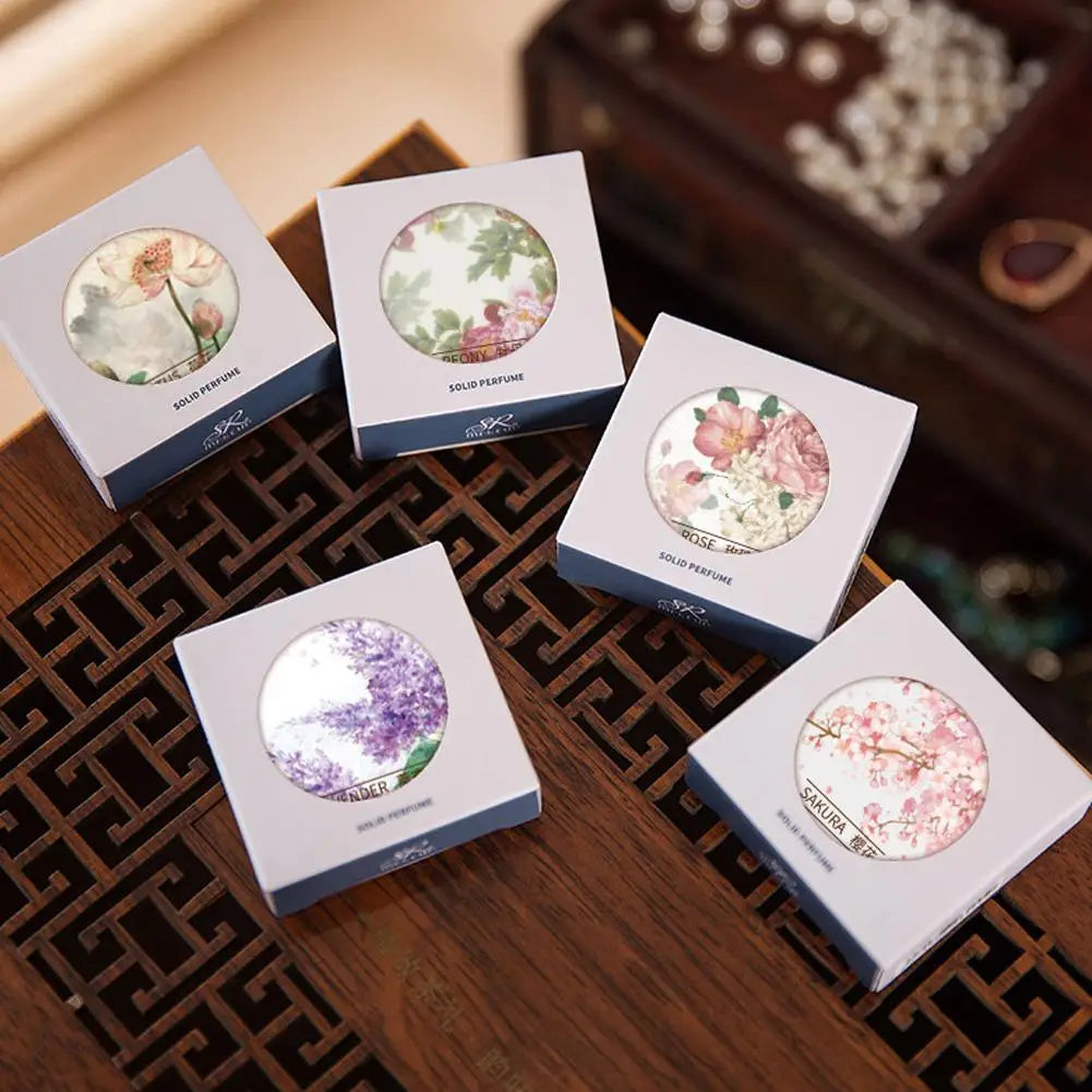 Portable Solid Balm For Women And Men, Refreshing Lasting Fragrance Deodorant, Pocket Size Solid Perfume For Dating, Daily Use Qme