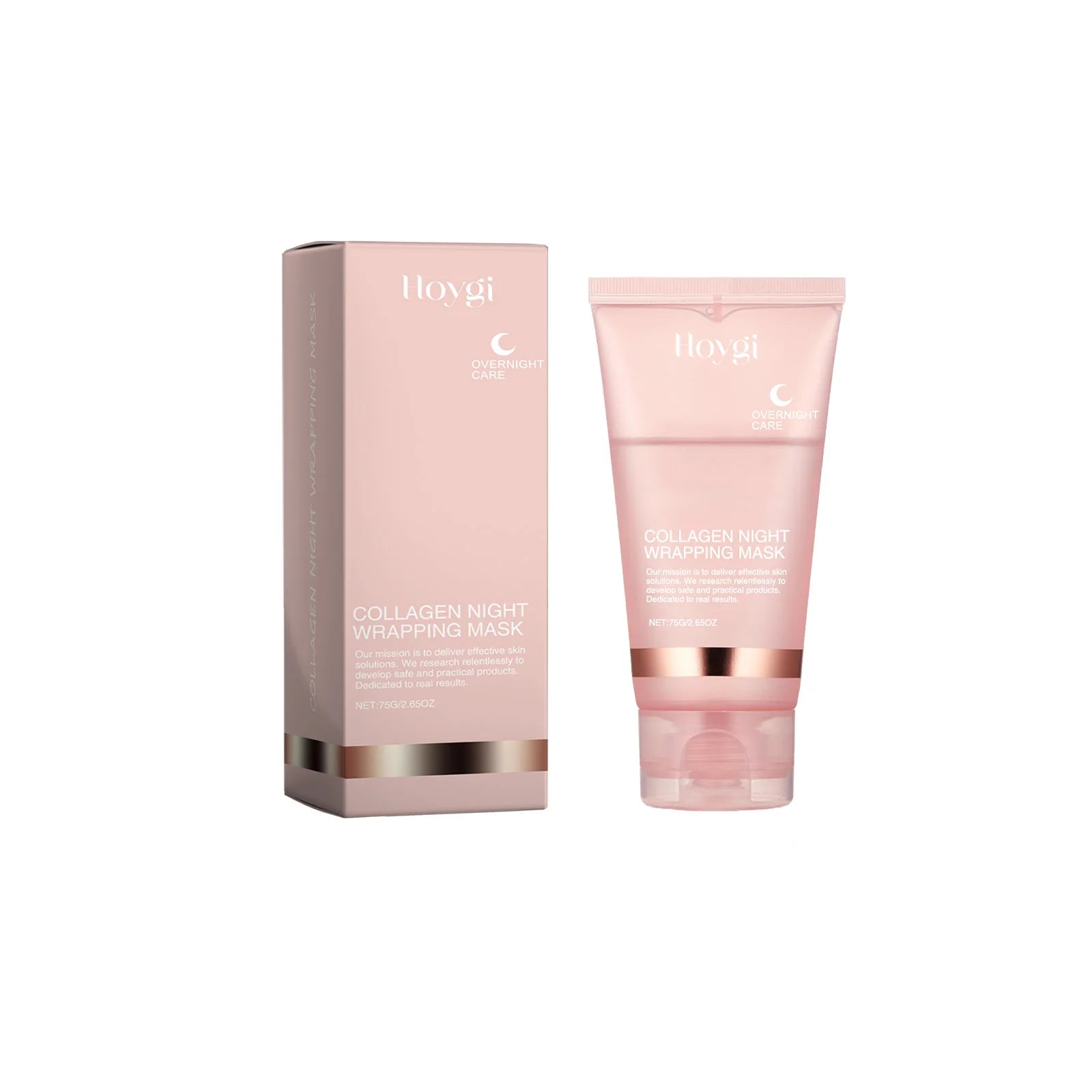 Deep Collagen Mask Peel Off Mask Anti Wrinkle Lifting Face Skin Care Masks Bio Pack Night Wrapping Woman Overnight Skin Hydrates Qme 75g