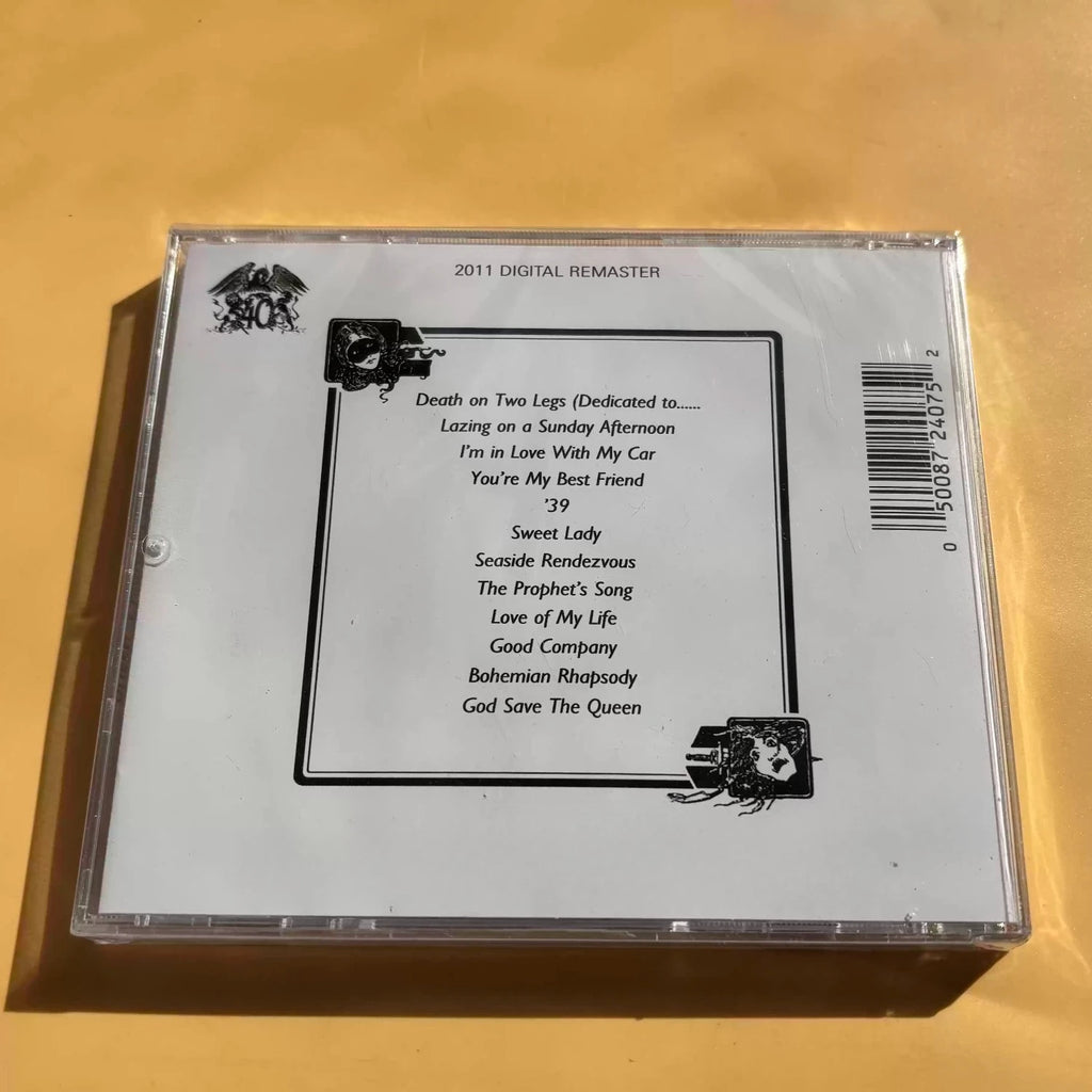 Classic Rock Standard Jewel Case CD SetGrand Opera Vocal Tracks for Audiophile Spatial Test A Night At The Opera Rock Collection Qme