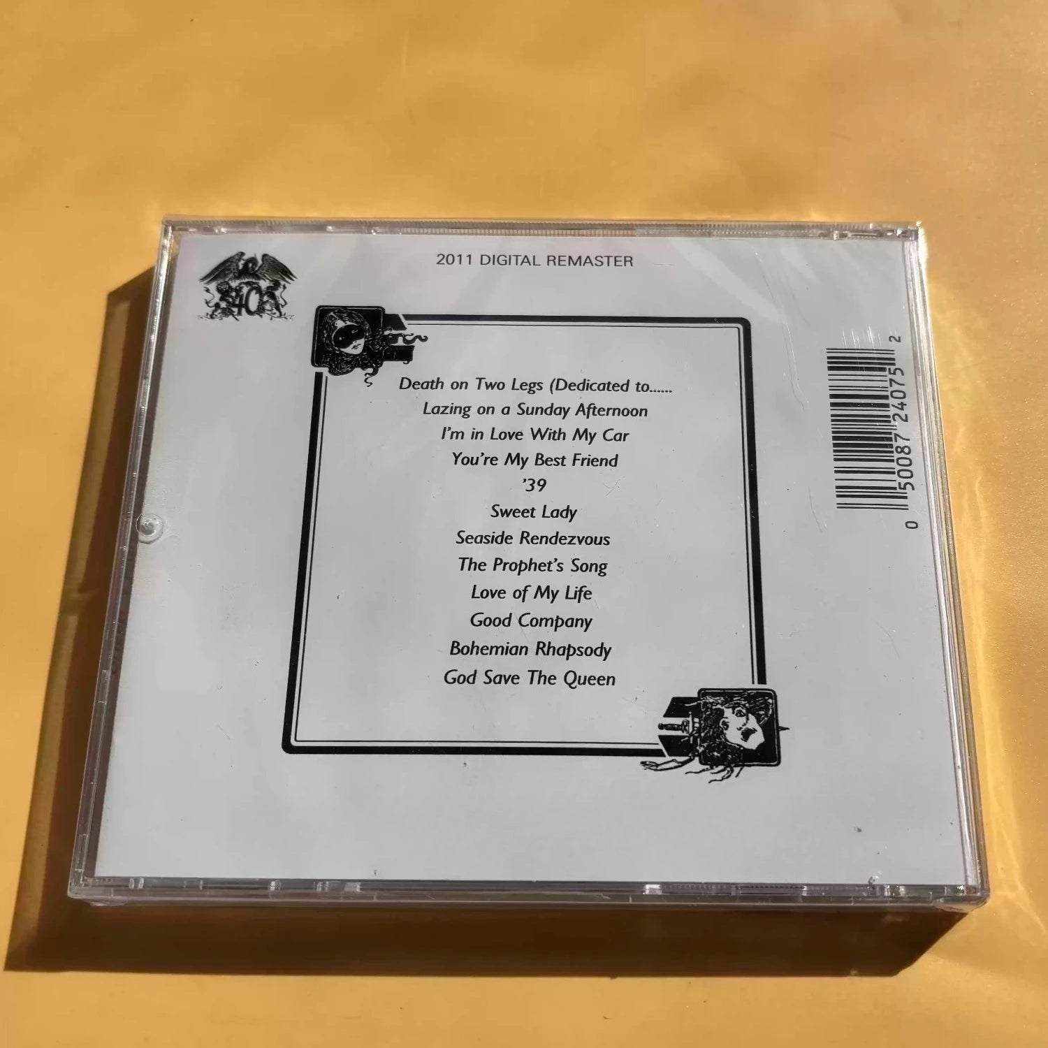 Classic Rock Standard Jewel Case CD SetGrand Opera Vocal Tracks for Audiophile Spatial Test A Night At The Opera Rock Collection Qme