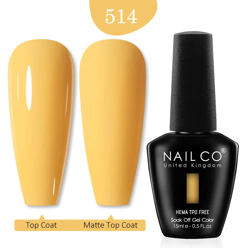 NAILCO Glitter Reflective Series Gel Nail Polish Nails Art Semi Qme 514