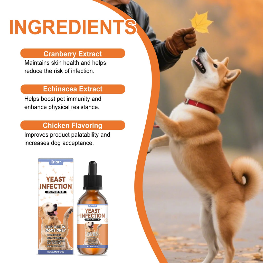 Dog Specific Herbal Drop Effectively Relieve Skin Itching Redness Maintain Immune System Health Chicken Flavor Herbal Care Drops Qme