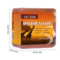 Dark Black Skin Cleansing Lightening Soap Organic Handmade African Qme 110g China Mainland