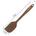 Kitchen Silicone Cream Butter Cake Spatula Scraper Nonstick Mixer DIY Qme 1 Brown