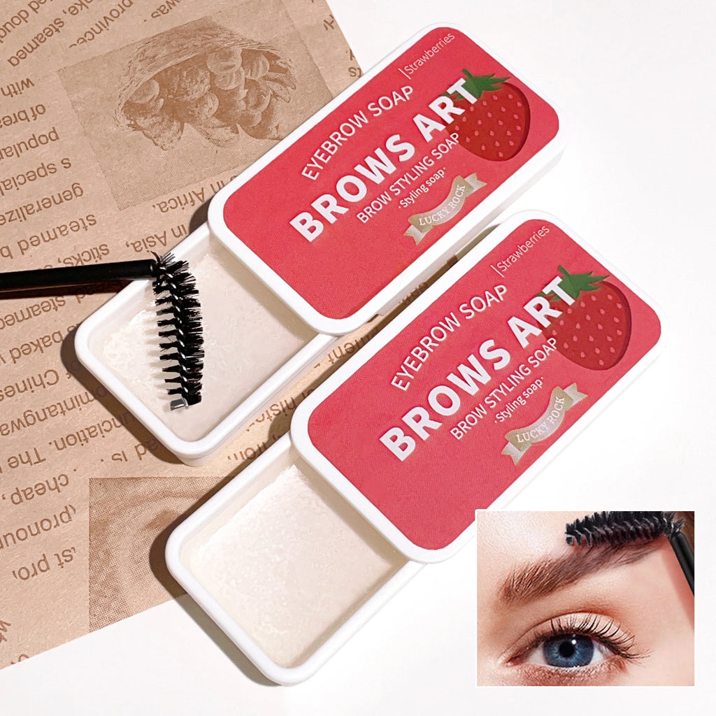 Long-Lasting Eyebrow Styling Gel with 3D Feathery Wild Brow Setting - Waterproof and Easy to Apply Qme