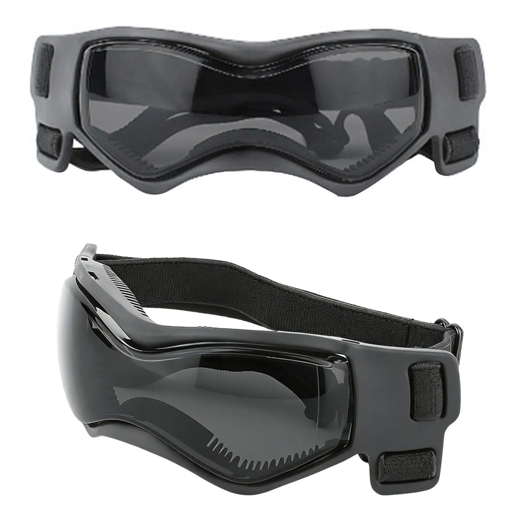 Dog Goggles Dustproof Cycling Eye Protection Sunglass with Adjustable Straps for Motorcycle Driving Bike Riding Hiking Swimming Qme
