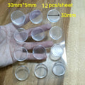 1 Sheet Clear Soft Silicone Door Stopper Bumper Mute Stickers Wall Protection Muffler Pad Door Stopper Furniture Anti-crash Pad Qme 12pcs 30x5mm