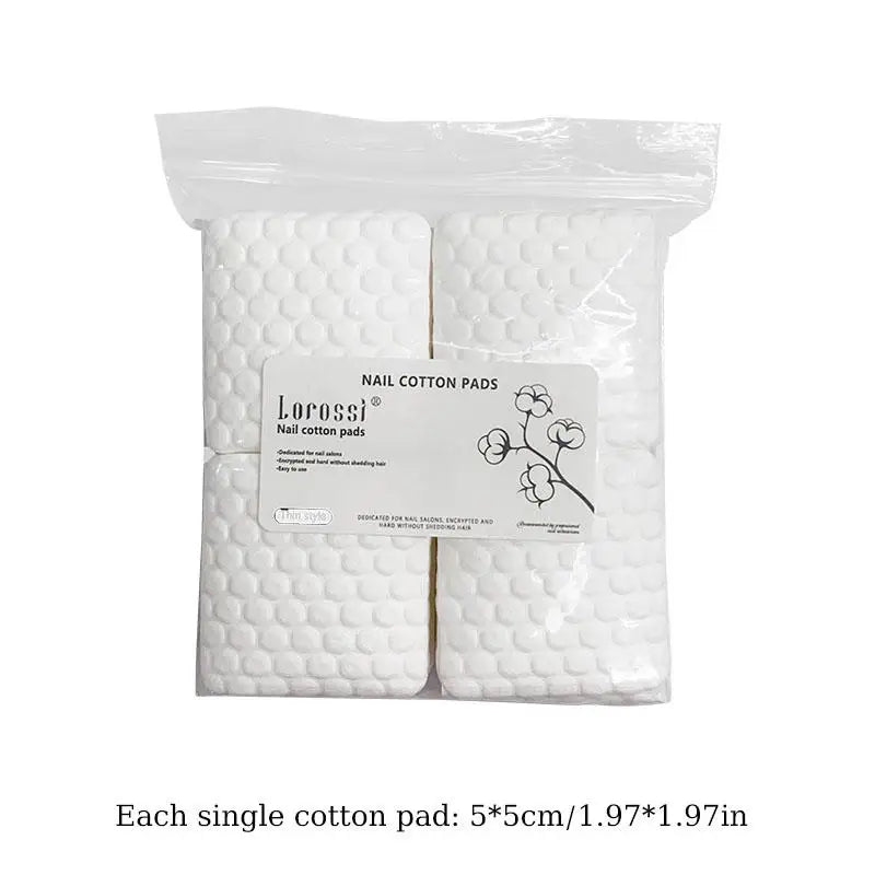 200 Nail Cotton Pad Polish Remover Gel Clean Manicure Napkins Qme