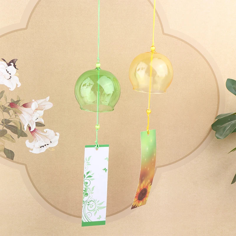 Wind Bells Handmade Glass Chime Birthday Christmas Home Decors Chimes Qme